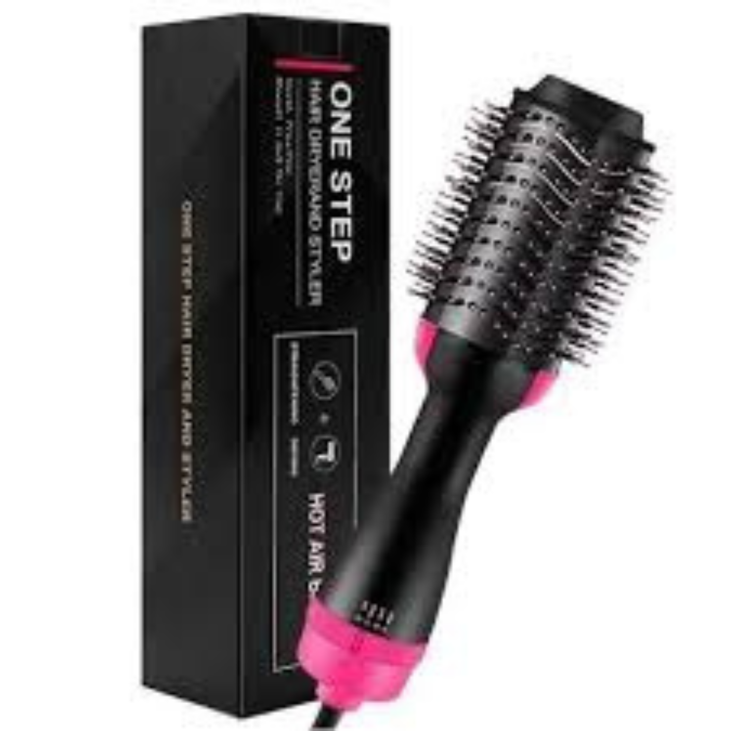 One step, hot air brush, 3 in 1, dryer, straightner, comb, straightener brush, hair dryer, 1 step 3in1